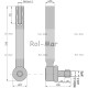 Przegub kierowniczy 285mm - M18x1,5 RM-3764028M2 | Exvi