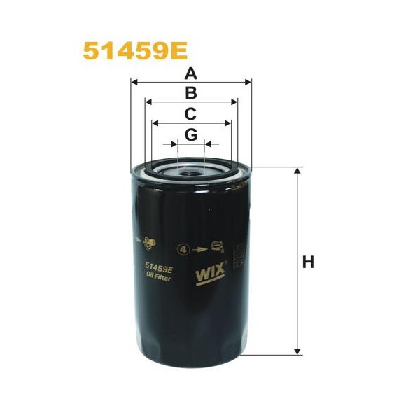 Filtr Oleju 51459 Wix 51459E | Exvi