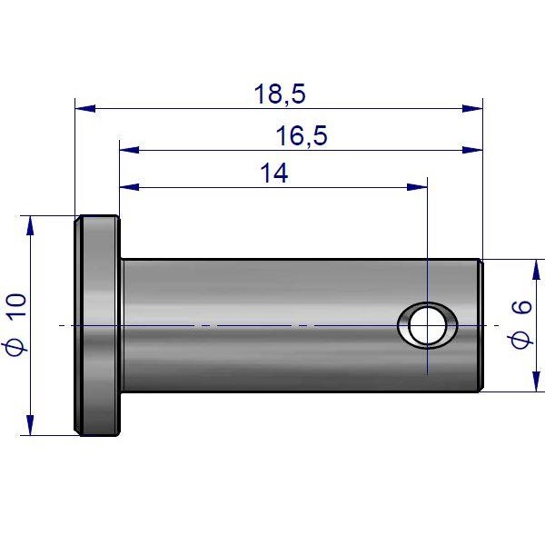 Sworzeń cięgła pompy wtryskowej C-380/385 80009094 | Exvi