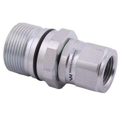 Szybkozłącze hydrauliczne skręcane gniazdo WDCVV12GW | Exvi