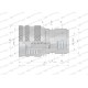 Szybkozłącze hydrauliczne skręcane wtyczka WDCVV34SW | Exvi