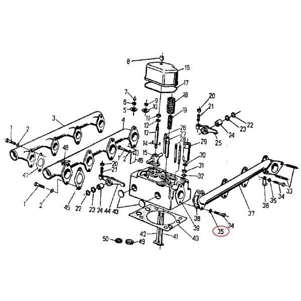 Podkładka sprężysta M-10 pompy wody C-360 54611210 | Exvi