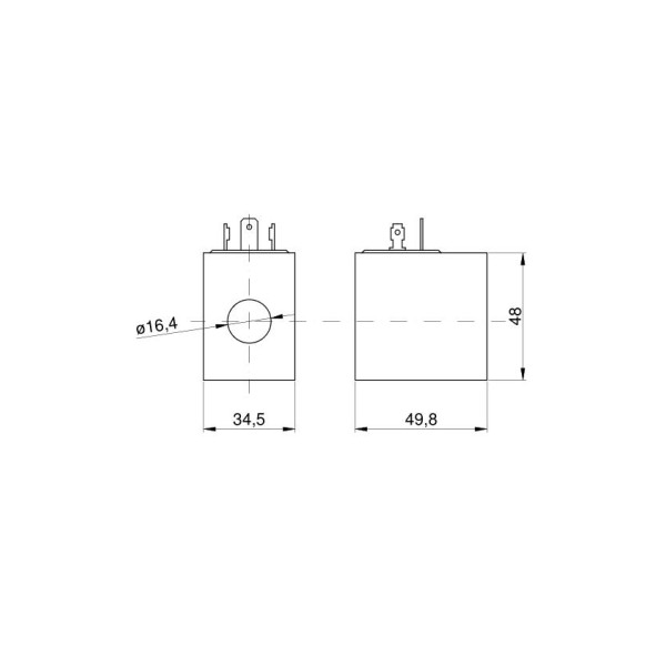 Cewka rozdzielacza 50L 24V, 37W. 4103156 | Exvi
