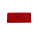 Odblask prostokątny 105x48 czerwony 105X48C | Exvi