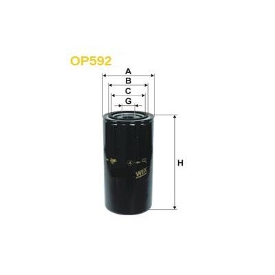 Filtr oleju PP-12.3 OP 592 5413030650 Filtron OP592 | Exvi