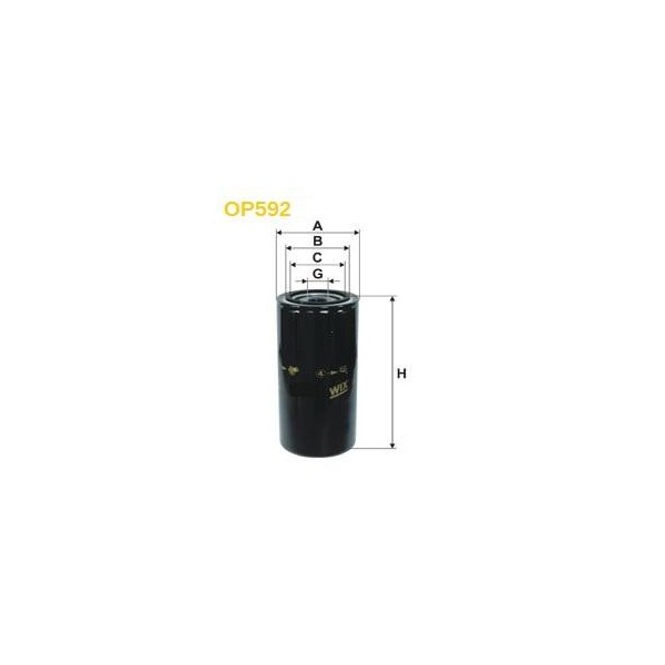 Filtr oleju PP-12.3 OP 592 5413030650 Filtron OP592 | Exvi