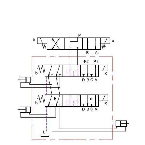 Dzielnik, zawór, elektrozawór DVS6/50 L/MIN | Exvi