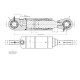 Cylinder podnoszenia hederu st.typ 5040995070 | Exvi
