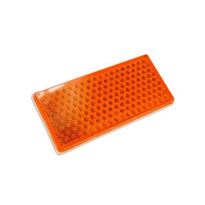 Odblask prostokątny 105x48 pomarańczowy 105X48P | Exvi
