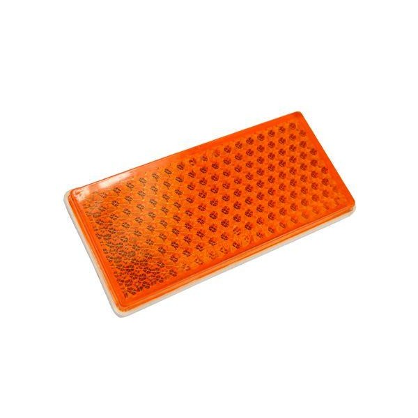 Odblask prostokątny 105x48 pomarańczowy 105X48P | Exvi