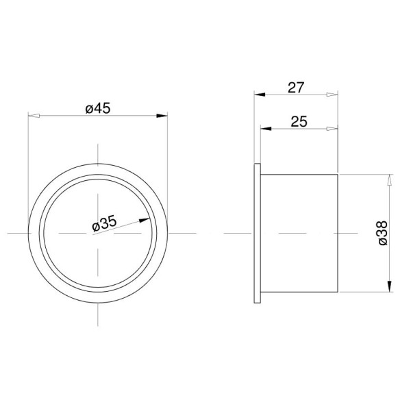 Tulejka teflon hedera 610533 Consul RM-610533 | Exvi