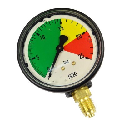 Manometr glicerynowy 0-25 Bar dolne 4002000020 | Exvi