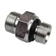 Złącze hydrauliczne proste BB G3/8-18x1.5 G3/8X18O | Exvi