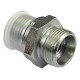Przyłącze hydrauliczne proste BB XGE-15LR-1/2ED | Exvi