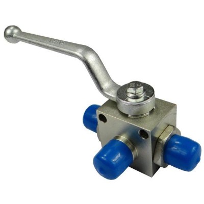 Zawór kulowy hydrauliczny 3-drożny KHB3-M18X1.5 | Exvi