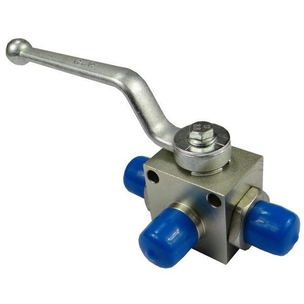 Zawór kulowy hydrauliczny 3-drożny KHB3-M18X1.5 | Exvi