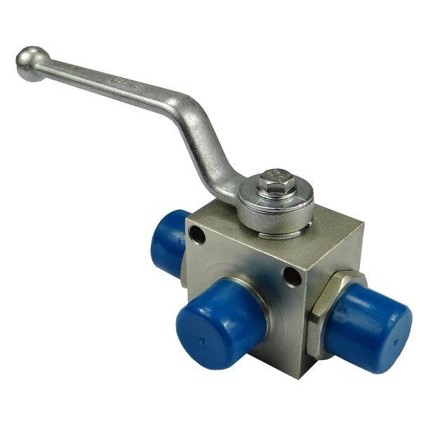 Zawór kulowy hydrauliczny 3-drożny KHB3-M22X1.5 | Exvi