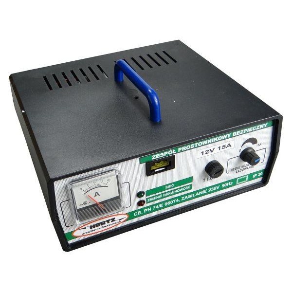 Prostownik 12V/15A Hertz ZPB12V15A | Exvi
