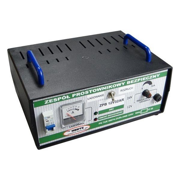 Prostownik z rozruchem 12V 32A/280A Hertz ZPB12V32AR | Exvi