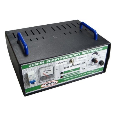 Prostownik z rozruchem 12V 32A/280A Hertz ZPB12V32AR | Exvi