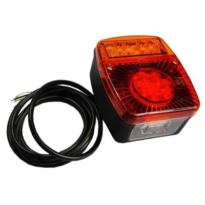 Lampa przyczepki diodowa LED z oświetleniem WE18UDT | Exvi