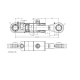Cylinder hydrauliczny CJ2F-63/36-500Z CJ2F-6336500 | Exvi