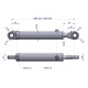 Cylinder hydrauliczny (siłownik) RM-CJF5028200 | Exvi