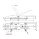 Spinacz zaczep do burt ZB-09A 1100kg RM-ZB-09A | Exvi
