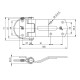 Zawias z kabłąkiem ZW-03.115A RM-ZW-03.115A | Exvi