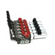 Rozdzielacz hydrauliczny (50 l/m) 5 ROZ50-5-RE12 | Exvi