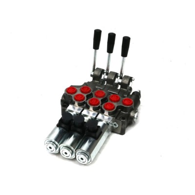 Rozdzielacz hydrauliczny (50 l/m) 3 ROZ50-3-RE24 | Exvi