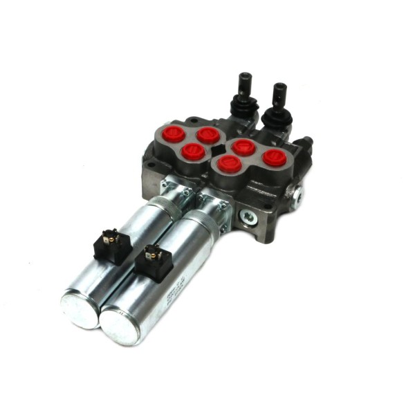 Rozdzielacz hydrauliczny (80 l/m) 2 ROZ80-3-RE12 | Exvi