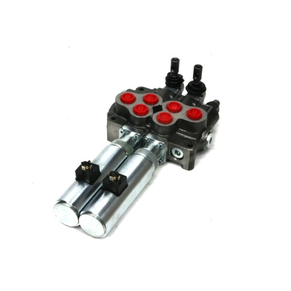 Rozdzielacz hydrauliczny (80 l/m) 2 ROZ80-3-RE24 | Exvi