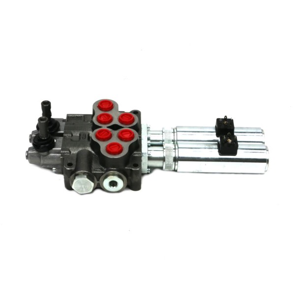 Rozdzielacz hydrauliczny (80 l/m) 2 ROZ80-3-RE24 | Exvi