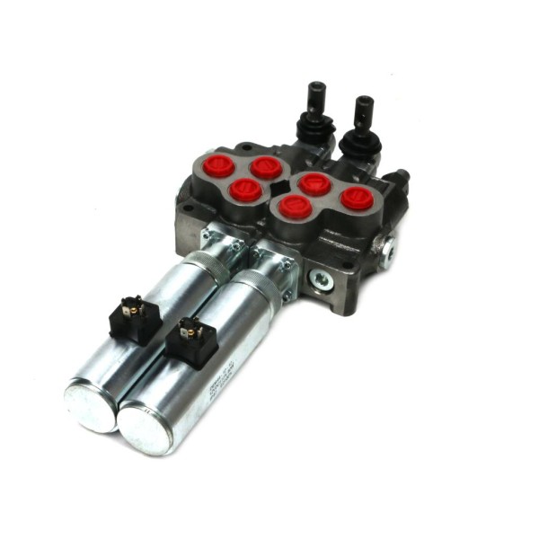 Rozdzielacz hydrauliczny (80 l/m) 2 ROZ80-3-RE24 | Exvi