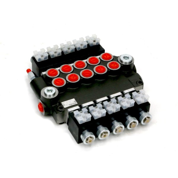 Rozdzielacz hydrauliczny 5-sekcyjny ROZDZIELACZ5E80 | Exvi