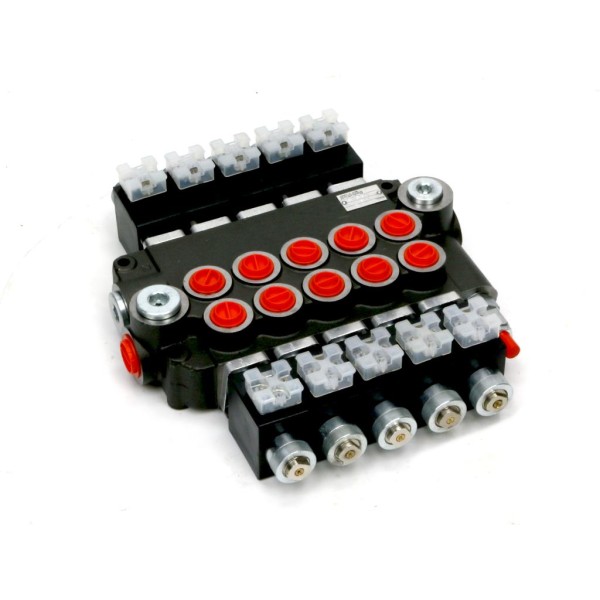 Rozdzielacz hydrauliczny 5-sekcyjny ROZDZIELACZ5E80 | Exvi