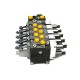 Rozdzielacz 4 sekcyjny. 80 l/min.. VALF-SPV125/12V | Exvi