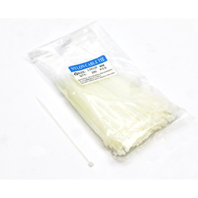 Opaski kablowe 2.5 x 100mm 200 szt OPKABL2.5X100B | Exvi
