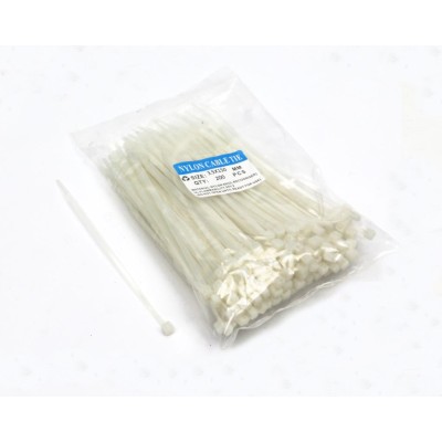 Opaski kablowe 3.5 x 150mm 200 szt OPKABL3.5X150B | Exvi