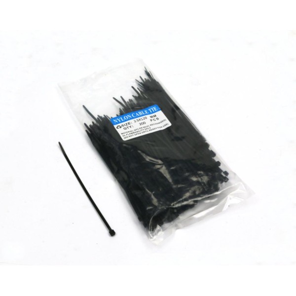 Opaski kablowe 2.5 x 100mm 200 szt OPKABL2.5X100C | Exvi