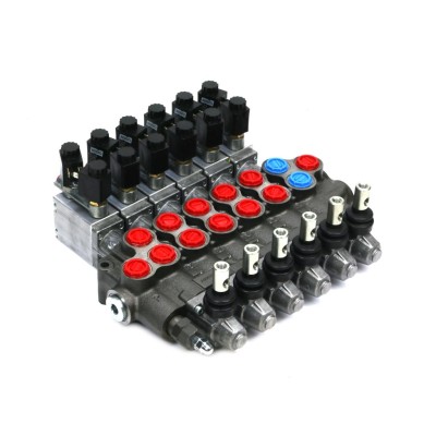 Rozdzielacz hydrauliczny (50 l/m) 6 ROZ50-6-REP24 | Exvi