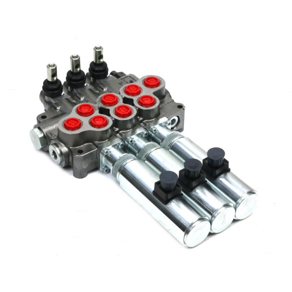 Rozdzielacz hydrauliczny (80 l/m) 3 ROZ80-3-RE24/ | Exvi