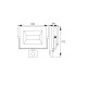 Naświetlacz, Lampa LED SMD 230V 20W NASW20W4KCR | Exvi