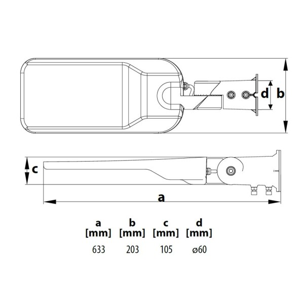 LAMPA, OPRAWA PARKINGOWA LED JAZMIN 150W OPPAR150W4K | Exvi