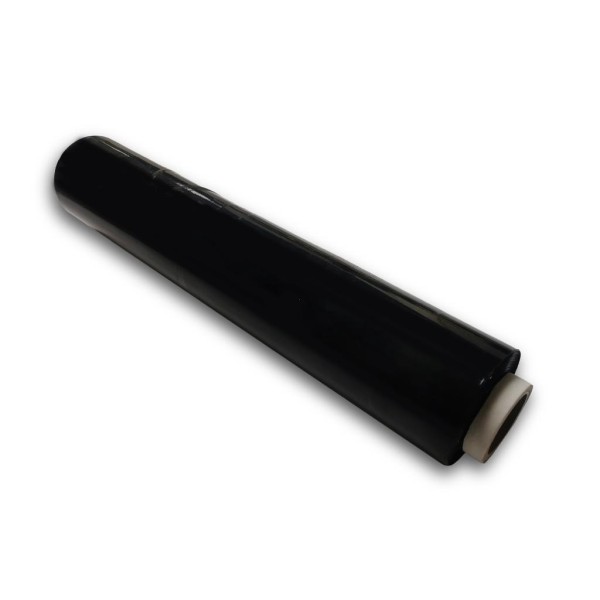 Folia stretch czarna do owijania FSTRETCH2500CZ | Exvi