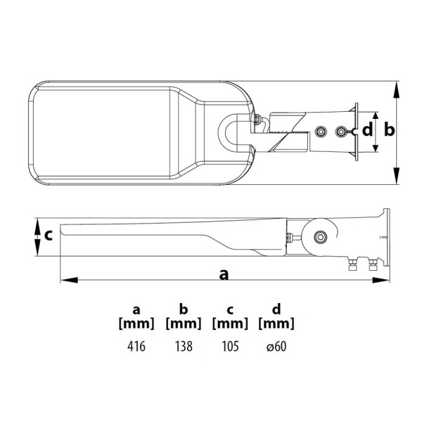 LAMPA, OPRAWA PARKINGOWA LED JAZMIN, 30W OPPAR304K | Exvi