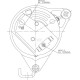 Alternator 14V 35A ALT2625239 | Exvi