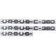 Zestaw naklejek dla Ursus C-360 EMBL360 | Exvi