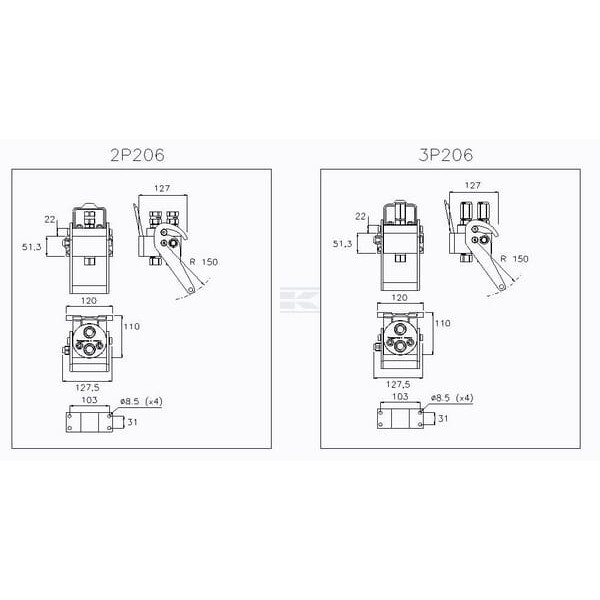 Szybkosprzęg Multifaster DN10-2 x 3/8" 2P206238GFC | Exvi